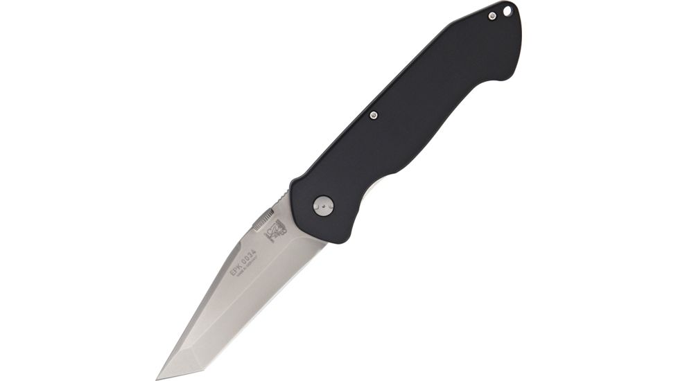 Eickhorn Solingen EPK-III Linerlock Tanto Folding Knife,3.25in,1.4110 Steel,Tanto,Satin,Black,Aluminum Handle EI102263S