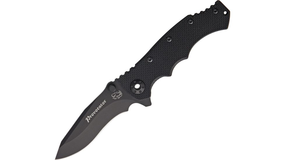 Eickhorn Solingen Provocator Linerlock G10 Folding Knife,4in,Bohler N-695 Steel,Black G10 Handle EI104225