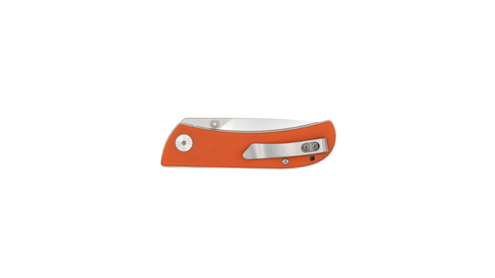EIKONIC Knife Company Fairwind Folding Knife, 2.72in, D2 Steel w/ Rockwell Hardness of 59-60, G10 Handle, Satin/Orange, 220SOR