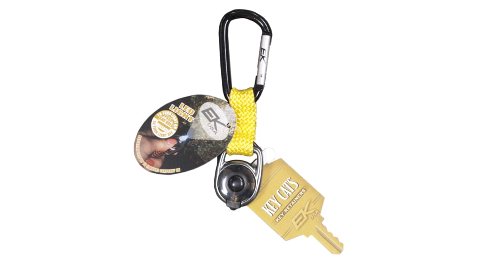 EK Ekcessories Keybiner with LED Light-Yellow