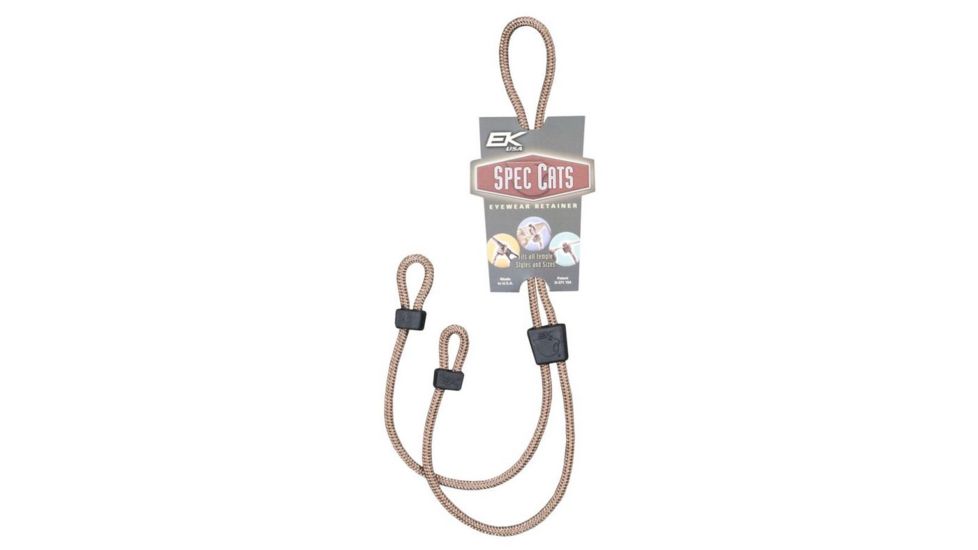 EK Ekcessories Spec Cats Eyewear Retainer-Light Brown