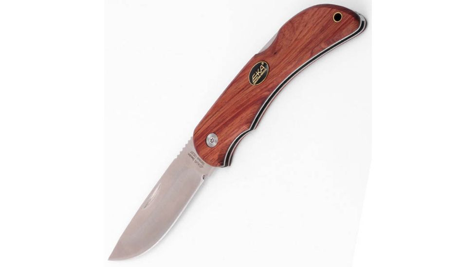 EKA Swede 10, Bubinga Wood Handle, Plain w/Sheath EKA-606608