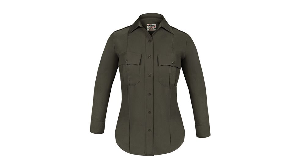 Womens, Brown, TexTrop2 Long Sleeve Shirts, Ladies Choice, Zipper