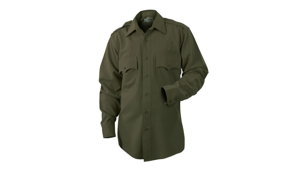 Elbeco Womens, Forest Green, La County Sheriff, Long Sleeve, Plain Pocket - 4657-30