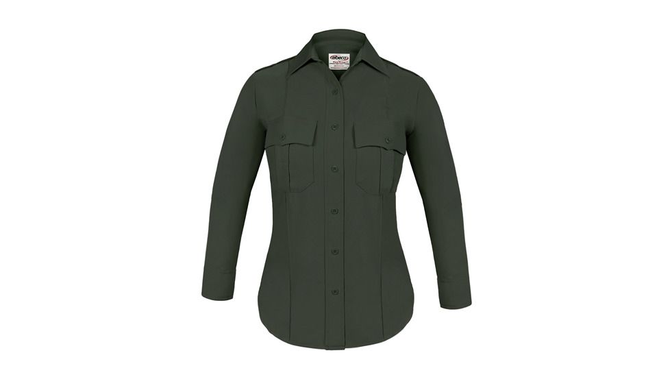 Womens, Spruce Green, TexTrop2 Long Sleeve Shirts, Ladies Choice, Zipper