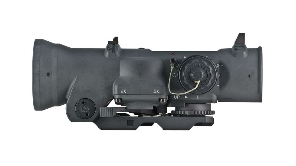 Elcan SpecterDR 1.5x/6x Optical Sight, 7.62mm, CX5456 Illum Crosshair Reticle, Black DFOV156-C2