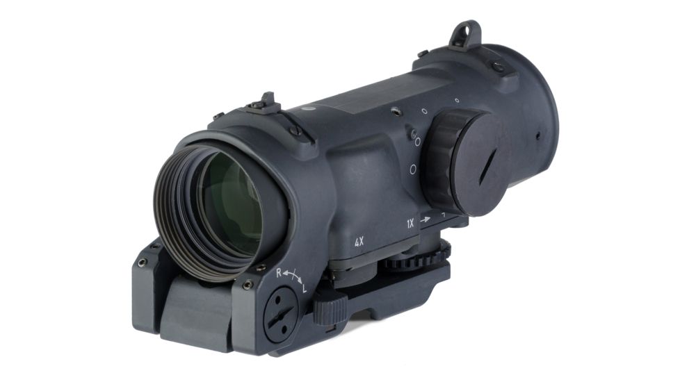 Elcan SpecterDR Dual Role 1-4x Optical Sight, Integral A.R.M.S. Picatinny Mount, Anti-Reflection Device, 7.62, CX5396 Ballistic Reticle, Black, DFOV14-C2