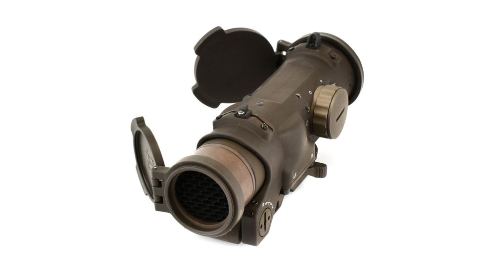 Elcan SpecterDR Dual Role 1-4x Optical Sight, Integral A.R.M.S. Picatinny Mount, Anti-Reflection Device, 7.62, CX5396 Ballistic Reticle, Flat Dark Earth, DFOV14-T2