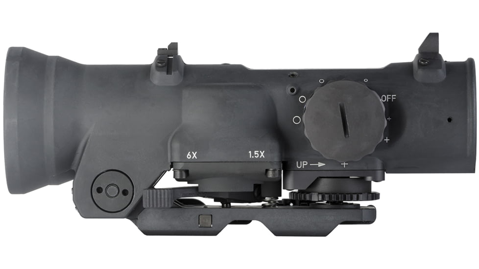 Elcan SpecterDR Rifle Scope w/Integral A.R.M.S. Picatinny Mount, 1.5-6x5.56mm, CX5455 Ballistic Reticle, Black, DFOV156-C1