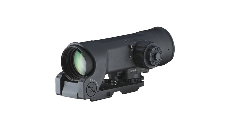 Elcan SpecterOS4x Combat Optical Sight, Picatinny Mount, Anti-Reflection Device, 5.56, CX5855 Dual Illuminated Ballistic Crosshair Reticle, Black, SFOV4-C1