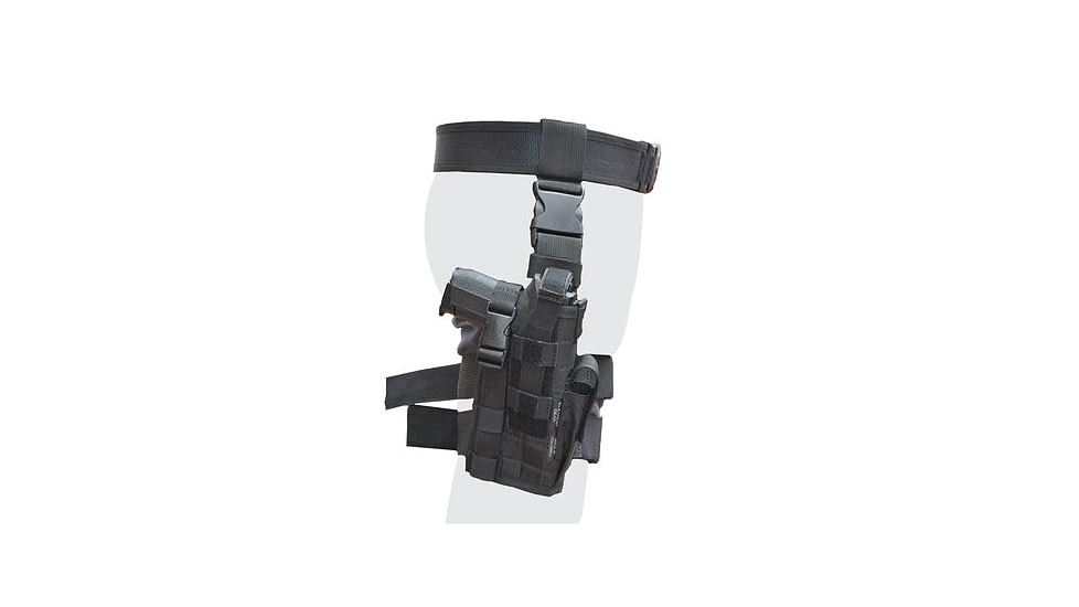 Element Gear EG Drop Leg Holster PL, Black PU-HOL-PO-02