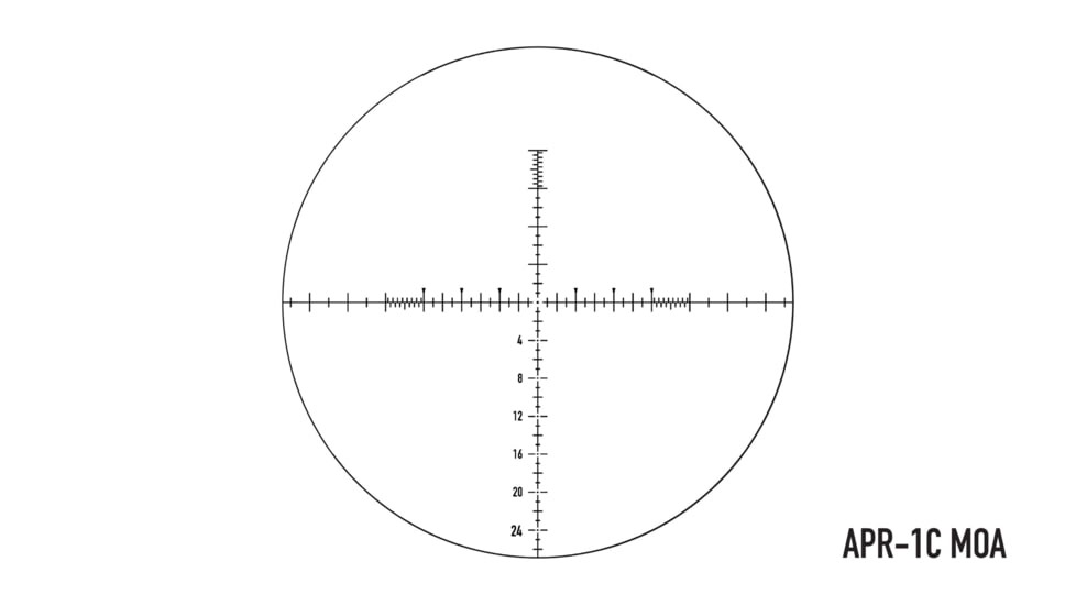 Element Optics Helix Gen 2 6-24x50mm 30mm Tube Rifle Scope, First Focal Plane, APR-1C MOA Reticle, Black, 50106