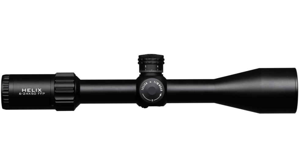 Element Optics Helix Rifle Scope, 6-24x50mm, 30mm Tube, First Focal Plane, APR-2D MOA Reticle, Matte Black, ELE50045