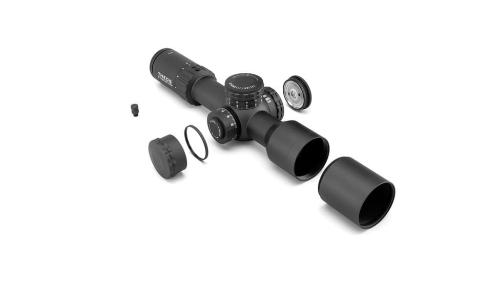 Element Optics Theos 2-10x42mm LPVO 34mm Tube Rifle Scope, First Focal Plane, MPR-1D, Black, ELE50063