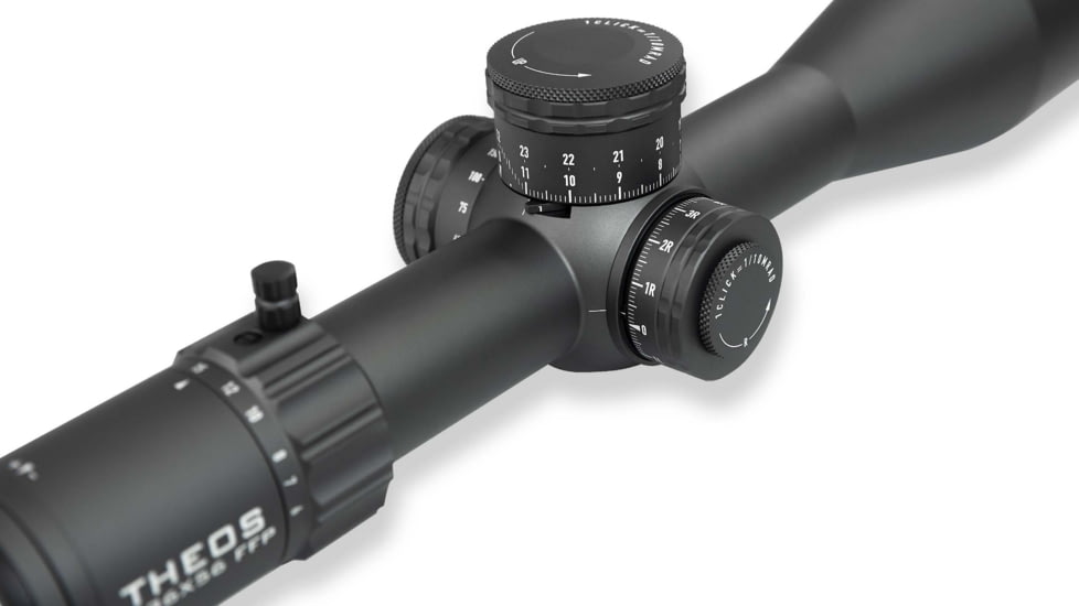 Element Optics Theos Rifle Scope, 6-36x56mm, 34mm Tube, First Focal Plane, APR - 2D Reticle, Gray, ELE50060