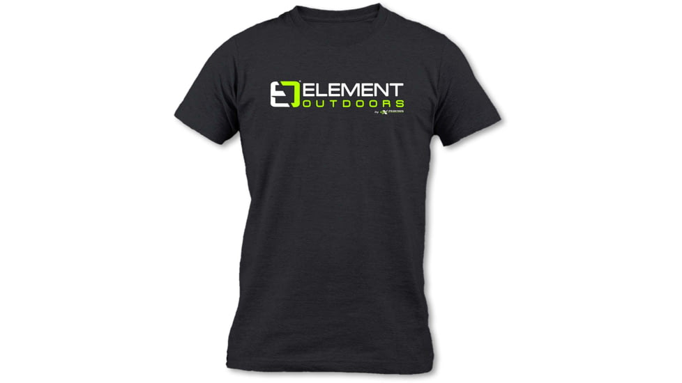 Element Outdoors Traditional Logo Short-Sleeve T-Shirt - Mens, Black, X-LARGE, SS-TLT-XL-BL