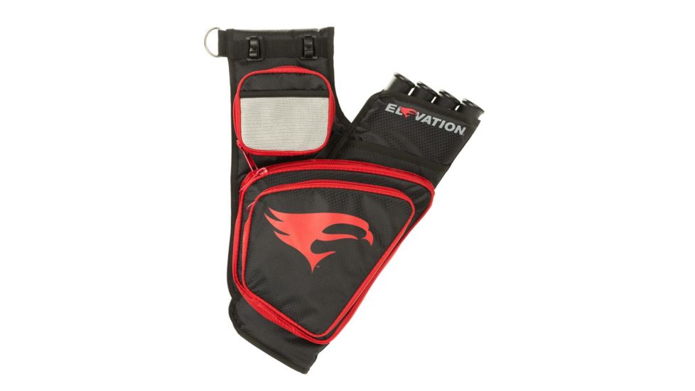 Elevation Transition Quiver, Black/Red 4 Tube RH 13021