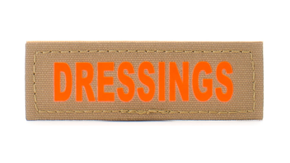 Eleven 10 1x3 Med Name Tape Patch, Orange - E10-7003-DRESSINGS-CYT/ORG