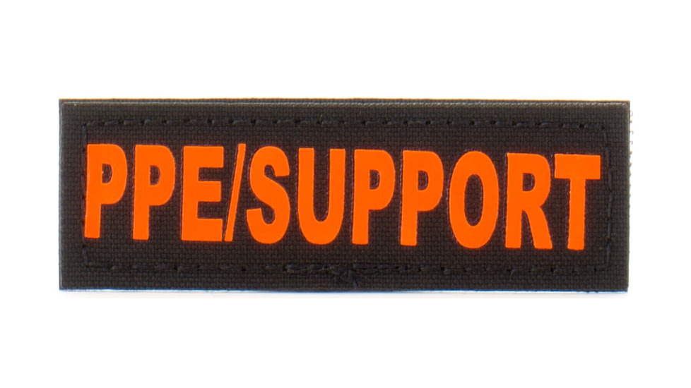 Eleven 10 1x3 Med Name Tape Patch, Orange - E10-7003-PPE/SUPPORT-BLK/ORG