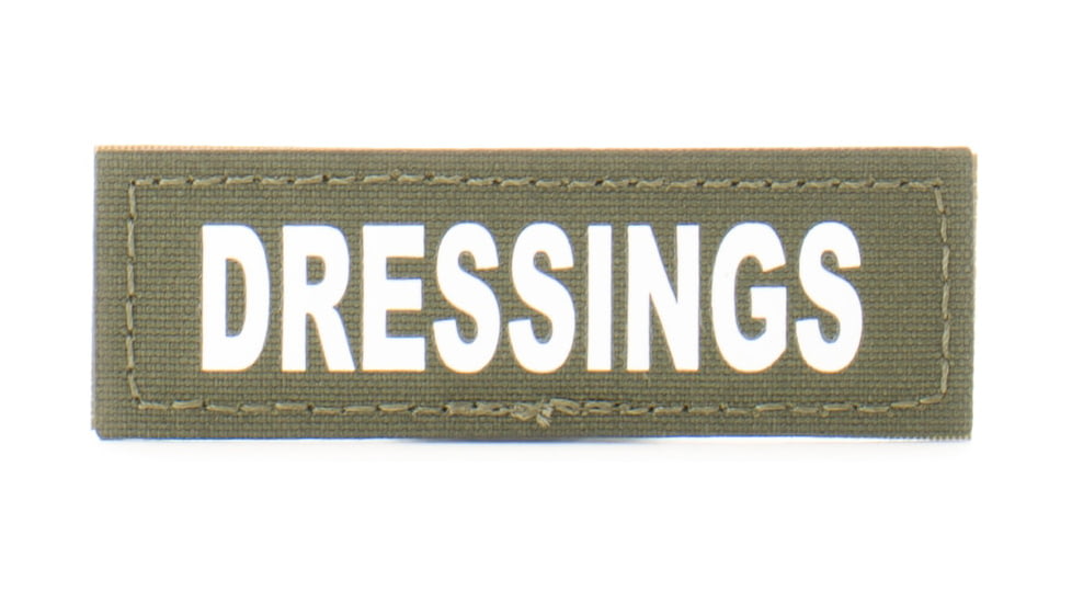 Eleven 10 1x3 Med Name Tape Patch, White Glow - E10-7003-DRESSINGS-RGR/GLO