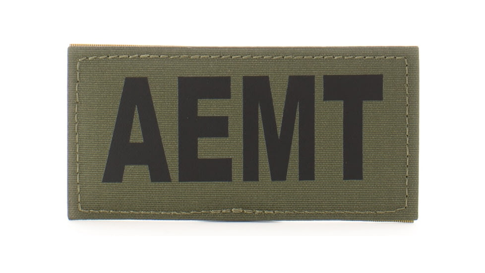 Eleven 10 2x4 Med Id Patch, Black - E10-7001-AEMT-RGR/BLK