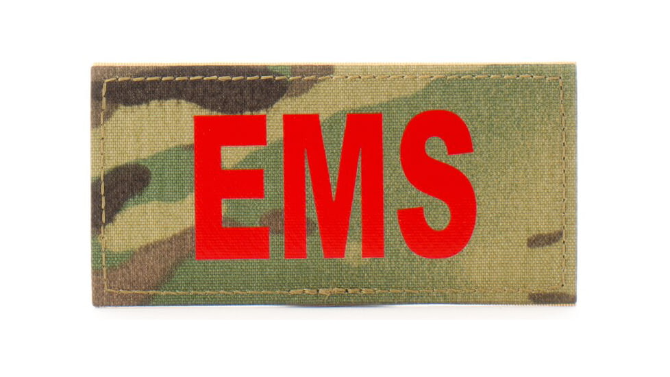 Eleven 10 2x4 Med Id Patch, Red - E10-7001-EMS-MTC/RED