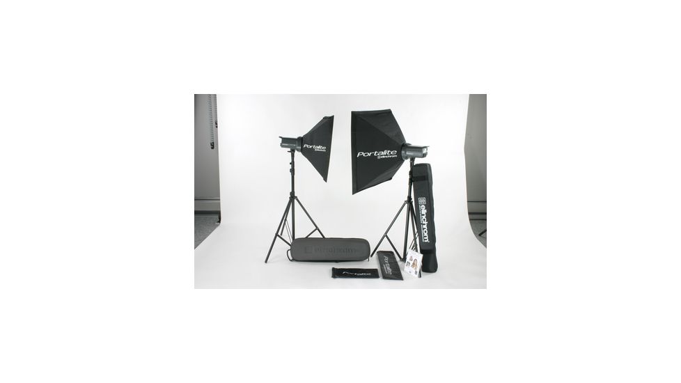 Elinchrom D-lite 2 To Go Set Includes 2 X D-lite 2 (200ws) Compacts EL 20811KIT