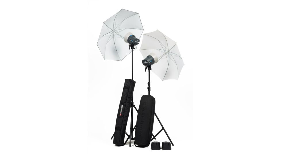 Elinchrom D-Lite RX ONE - 2x Head Umbrella To Go Kit EL 20854KIT