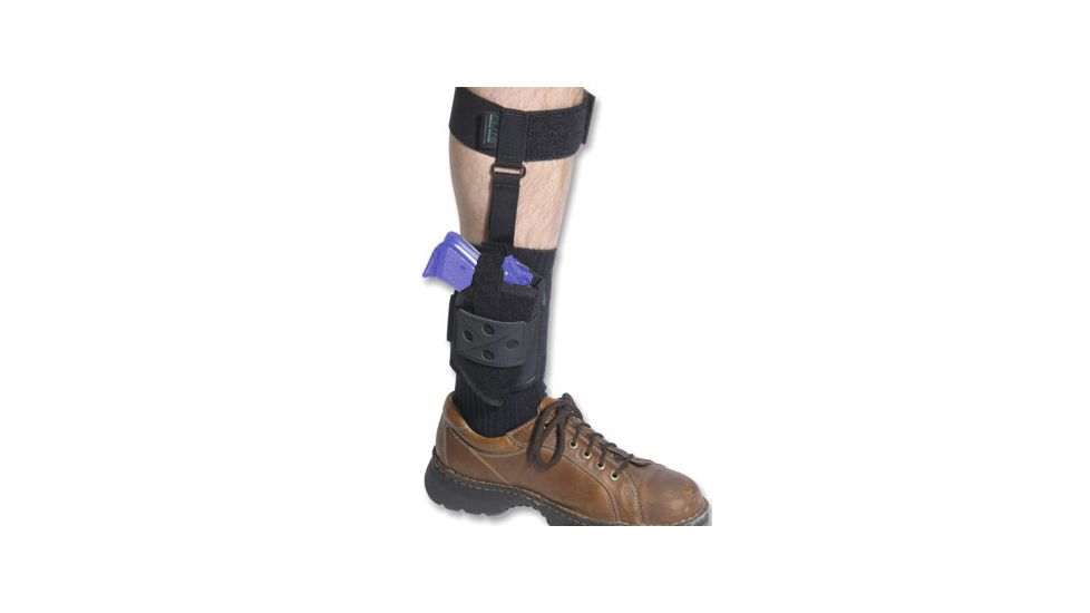 Elite Survival Systems Ankle Holster w/Calf Strap, ambi, Size 1L,Ruger LCP/Kel-Tec P-3At/P32 w/Laser, AAHSLS-1L
