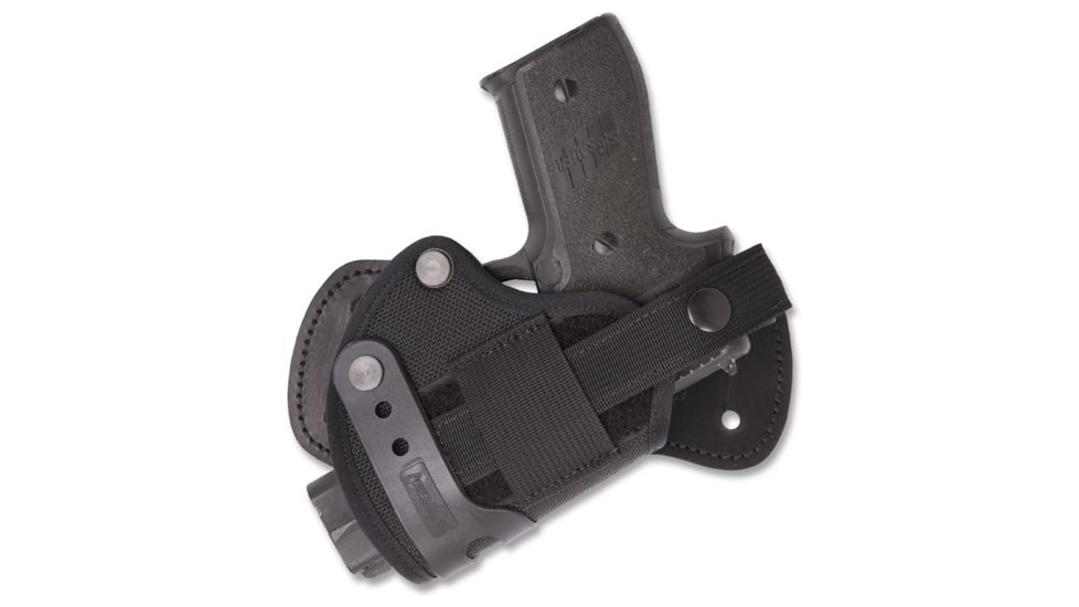 Elite Survival Systems Advanced Back Holster, Colt Gov't &amp; Similar, Left Hand - ASBH-5-LH