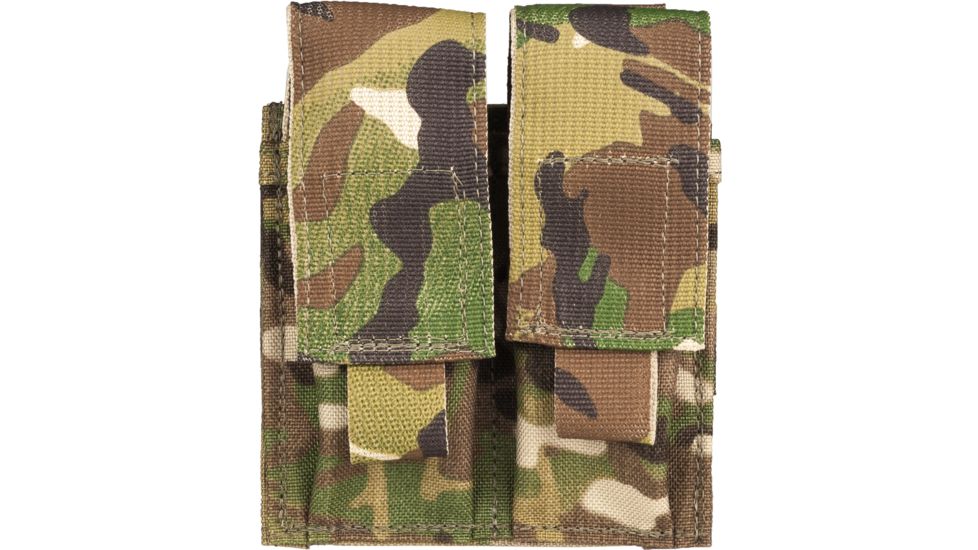 Elite Survival Systems MOLLE Double Pistol Mag Pouch, MultiCam, ME120-M