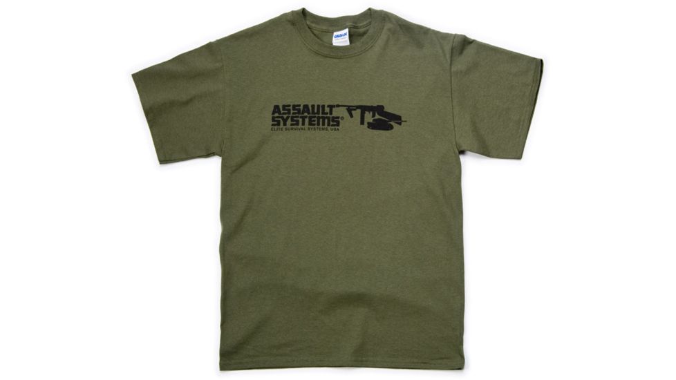 Elite Survival Systems T-Shirt, Small, Olive Drab, Olive Drab, Small AST-O-SM