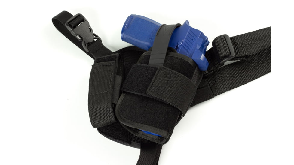 Elite Survival Systems Warden Ballistic Nylon Chest Holster, 2RDO, Right Hand, Black 7105-2RDO-RH