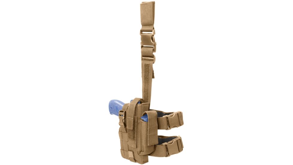 Elite Survival Tactical Holster, Left, Coyote Tan, 4-4.5in Large Frm Auto 7670-T-LH