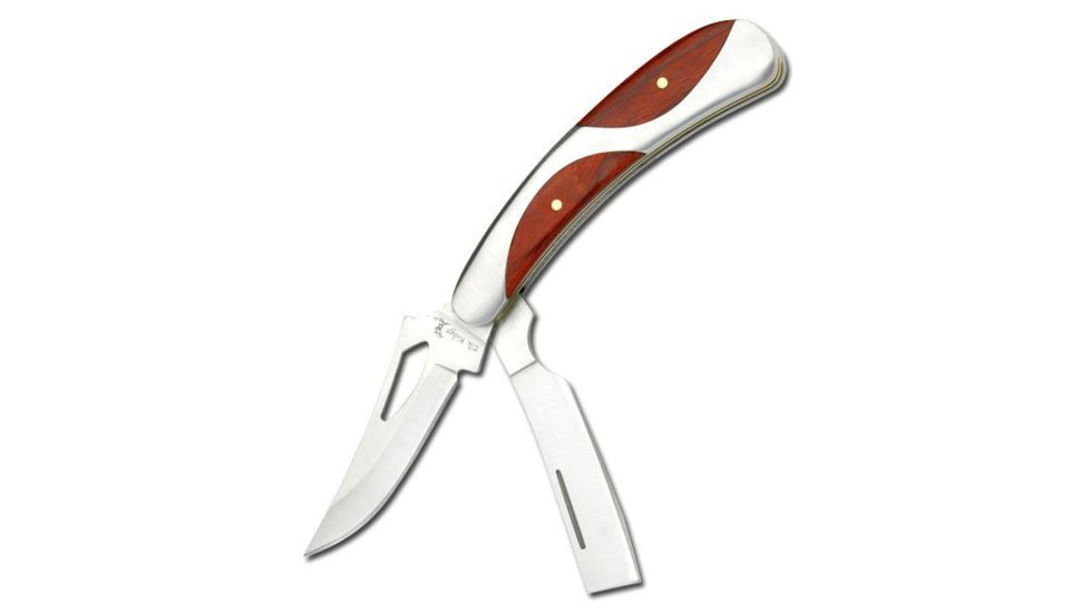 Elk Ridge Folding Blade, 2in, Stainless Steel Blade, Stainless Steel Handle ER-114