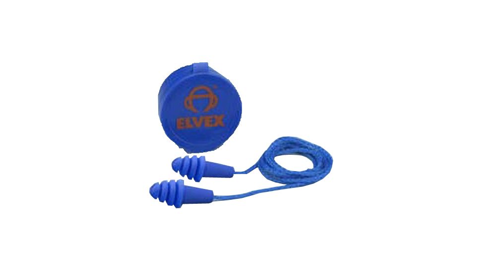 Elvex Corp Quattro Reusable Corded Earplugs 92581
