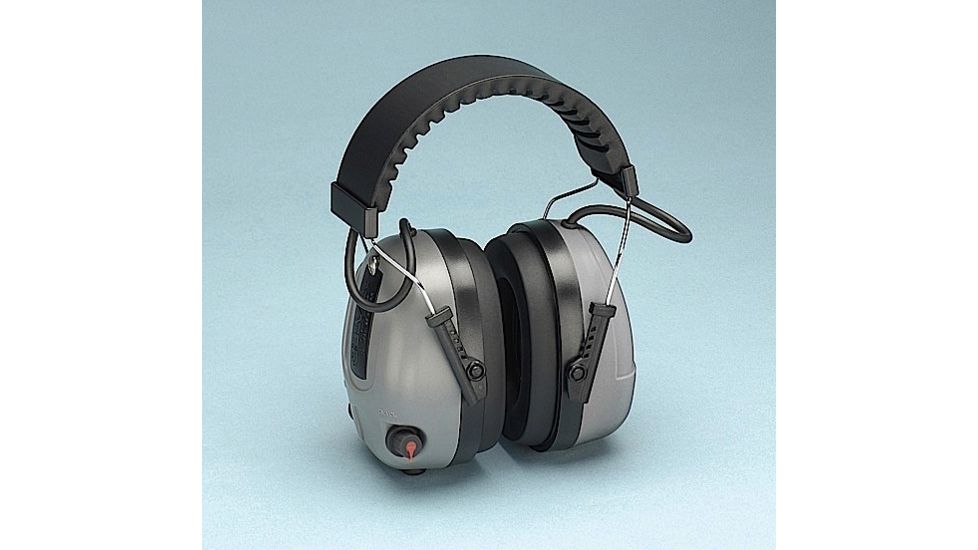 Elvex Corp RCOM655 Impulse Electronic Hearing Protection Muffs Silver