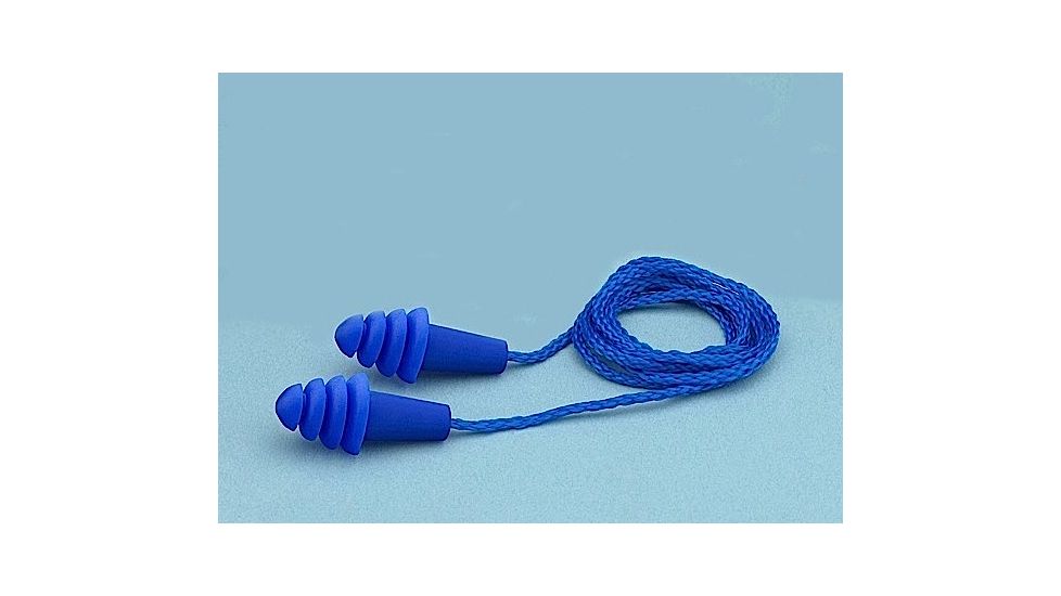 Elvex Corp REP412 Quattro Earplugs Blue