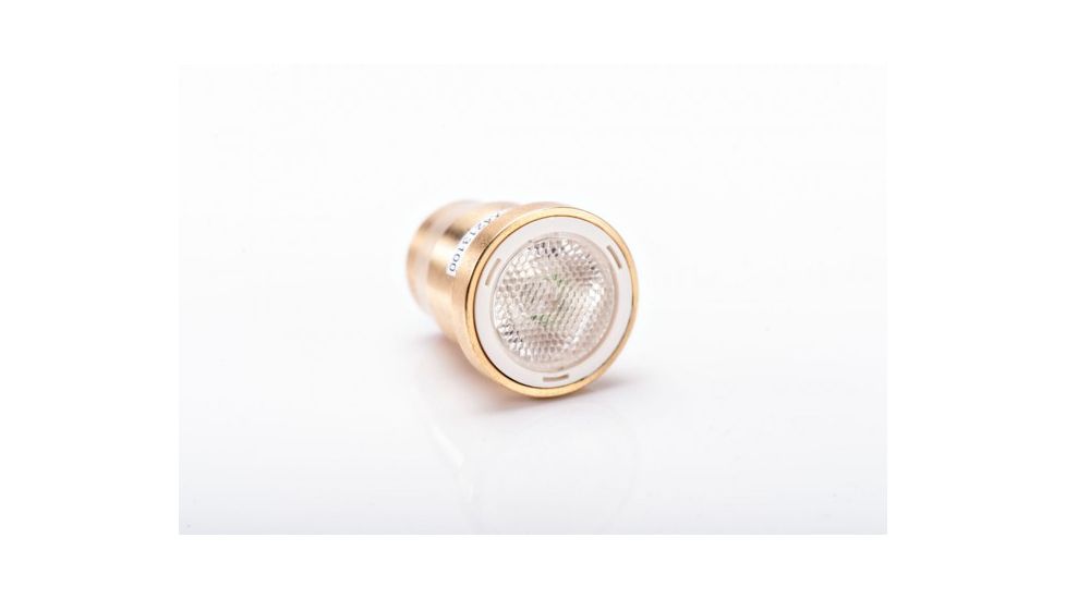 235-Lumen Malkoff LED Module,20 Degree Optical Lens,Brass
