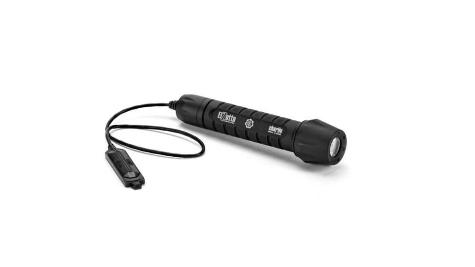 Charlie 3-Cell LED Flashlight,Black,235 Lumens w/Standard Bezel,M60,3-Cell,Tape Switch,12in