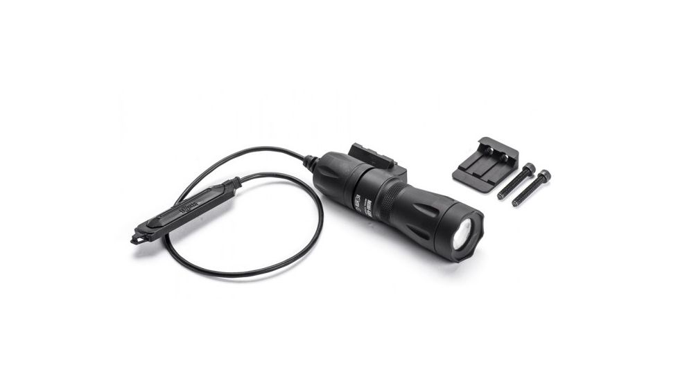Mini-Cqb Modular Weaponlight,Black,375 Lumens w/12in Remote Tape Switch,M1913 Rail Attachment