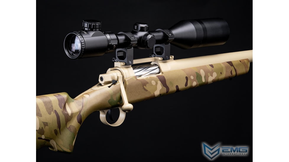 EMG Barrett Fieldcraft Airsoft Precision Bolt-Action Sniper Rifle with Featherweight Zero Trigger, Multicam, BF-MC