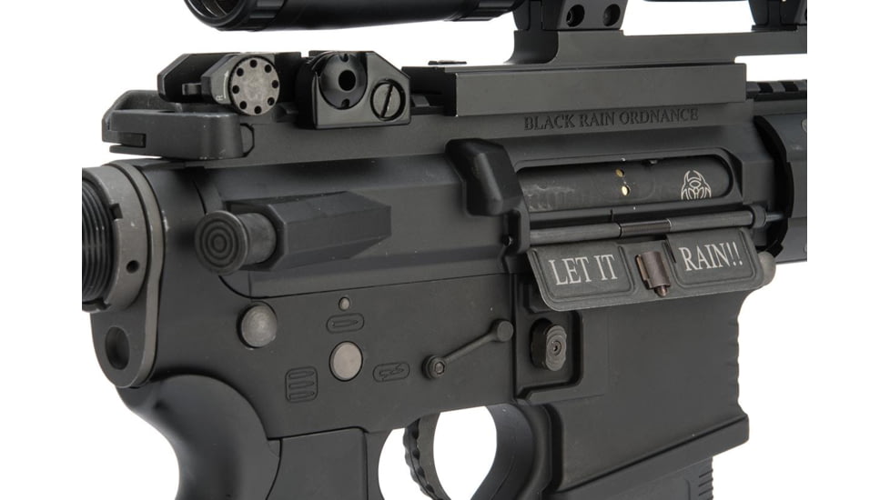 EMG Black Rain Ordnance BRO SPEC15 Licensed AR-15 Airsoft AEG Rifle, Black, Large, KA-EMG-AG-195-BK