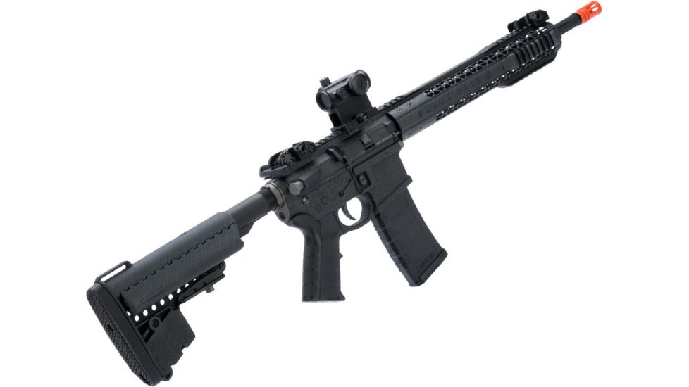 EMG Black Rain Ordnance BRO SPEC15 Licensed AR-15 Airsoft AEG Rifle, Carbine, Carbon Fiber, Large, KA-EMG-AG-196-CB
