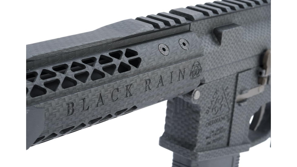 EMG Black Rain Ordnance BRO SPEC15 Licensed AR-15 Airsoft AEG Rifle, Carbine, Carbon Fiber, Large, KA-EMG-AG-196-CB