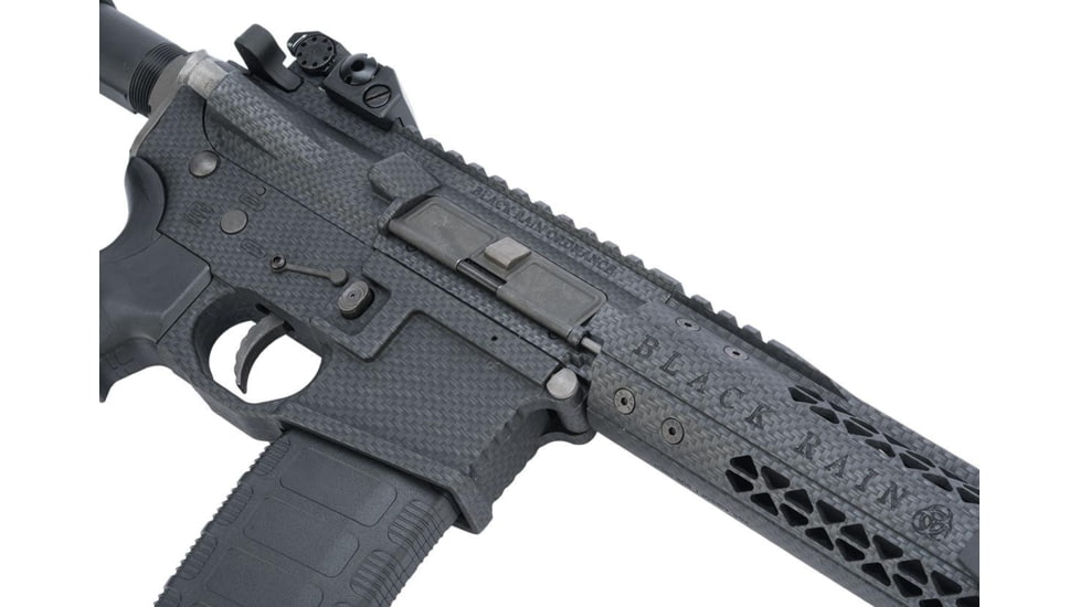 EMG Black Rain Ordnance BRO SPEC15 Licensed AR-15 Airsoft AEG Rifle, Carbine, Carbon Fiber, Large, KA-EMG-AG-196-CB