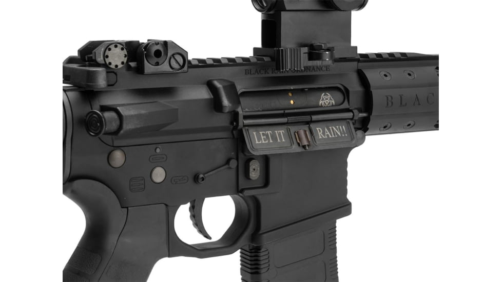 EMG Black Rain Ordnance BRO SPEC15 Licensed AR-15 Airsoft AEG Rifle, CQB, Black, Large, KA-EMG-AG-197-BK