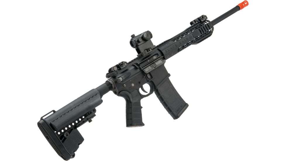 EMG Black Rain Ordnance BRO SPEC15 Licensed AR-15 Airsoft AEG Rifle, CQB, Black, Large, KA-EMG-AG-197-BK