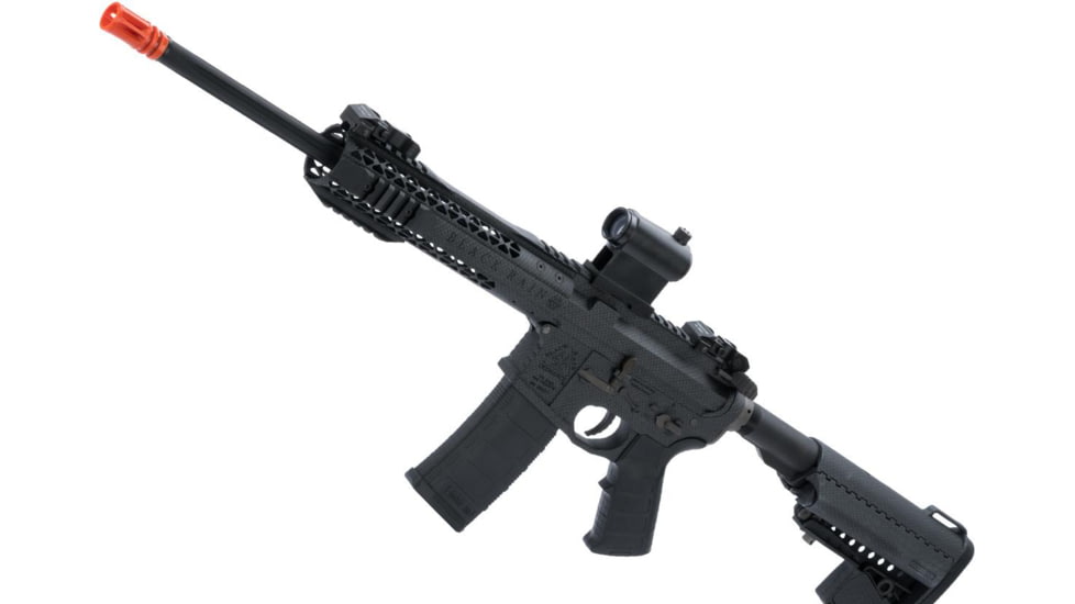 EMG Black Rain Ordnance BRO SPEC15 Licensed AR-15 Airsoft AEG Rifle, CQB, Carbon Fiber, Large, KA-EMG-AG-197-CB