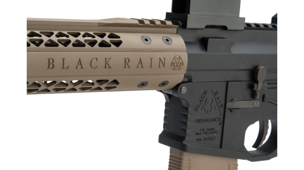 EMG Black Rain Ordnance BRO SPEC15 Licensed AR-15 Airsoft AEG Rifle, CQB, Dark Earth, Large, KA-EMG-AG-197-DE